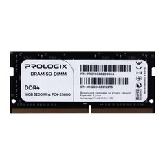 Оперативна пам'ять Prologix 16 GB SO-DIMM DDR4 3200 MHz (PRO16GB3200D4S) фото