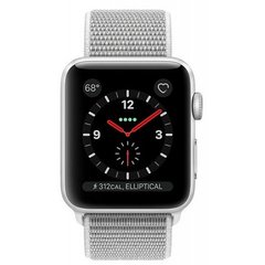 Смарт-годинник Apple Watch Series 3 GPS + Cellular 42mm Silver Aluminum w. Seashell Sport L. (MQKQ2) фото