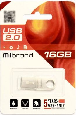 Flash пам'ять Mibrand 16GB Puma USB 2.0 Silver (MI2.0/PU16U1S) фото