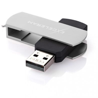 Flash память Exceleram 16 GB P2 Series Silver/Black USB 2.0 (EXP2U2SIB16) фото