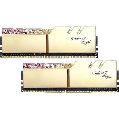 Оперативна пам'ять G.Skill 16 GB (2x8GB) DDR4 3200 MHz Trident Z Royal Gold (F4-3200C16D-16GTRG) фото