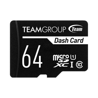 Карта пам'яті TEAM 64 GB microSDXC Class 10 UHS-I Dash Card TDUSDX64GUHS03 фото