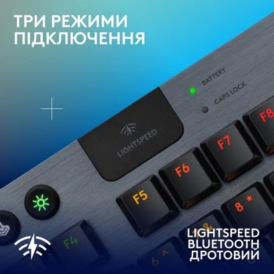 Клавіатура Logitech G915 TKL X TACTILE Black (920-012757) фото