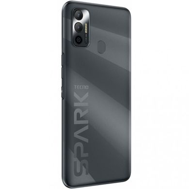 Смартфон Tecno Spark 7 KF6n NFC 4/64GB Magnet Black (4895180766398) фото
