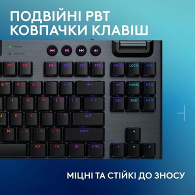 Клавіатура Logitech G915 TKL X TACTILE Black (920-012757) фото