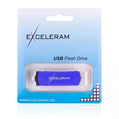 Flash память Exceleram P2 Black/Blue USB 3.1 EXP2U3BLB64 фото