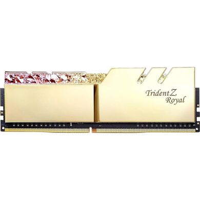 Оперативна пам'ять G.Skill 16 GB (2x8GB) DDR4 3200 MHz Trident Z Royal Gold (F4-3200C16D-16GTRG) фото