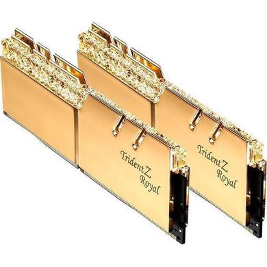 Оперативная память G.Skill 16 GB (2x8GB) DDR4 3200 MHz Trident Z Royal Gold (F4-3200C16D-16GTRG) фото