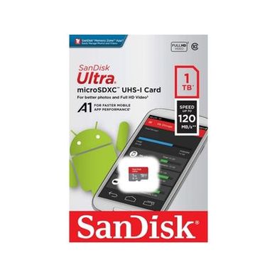 Карта пам'яті SanDisk 1 TB microSDXC UHS-I Ultra A1 SDSQUA4-1T00-GN6MN фото