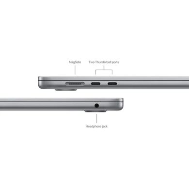 Ноутбук Apple MacBook Air 15" M3 Space Gray 2024 (MRYN3) фото