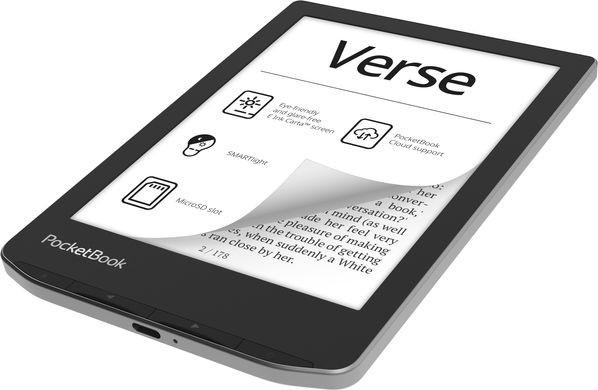 Электронная книга PocketBook 629 Verse Mist Grey (PB629-M-CIS) фото