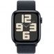 Apple Watch SE 2 GPS + Cellular 44mm Midnight Aluminum Case with Midnight Sport Loop (MRHA3)