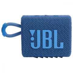 Портативна колонка JBL Go 3 Eco Blue (JBLGO3ECOBLU) фото