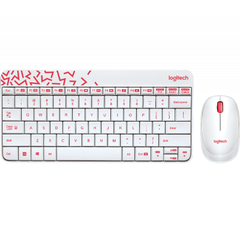 Комплект (клавіатура+миша) Logitech MK240 Wireless Combo White (920-008212) фото
