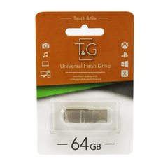 Flash пам'ять T&G 64GB Metal Series USB 2.0 Silver (TG100-64G) фото
