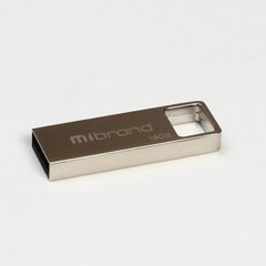 Flash пам'ять Mibrand 16GB Shark USB 2.0 Silver (MI2.0/SH16U4S) фото