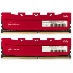 Оперативная память Exceleram 32 GB (2x16GB) DDR4 3200 MHz Red Kudos (EKRED4323216CD) фото