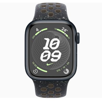 Смарт-часы Apple Watch Series 9 GPS 41mm Midnight Aluminum Case (MR9L3) with Apple Watch 41mm Midnight Sky Nike Sport Band M/L (MUUP3) фото