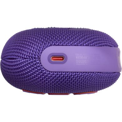 Портативная колонка JBL Clip 5 Purple (JBLCLIP5PUR) фото