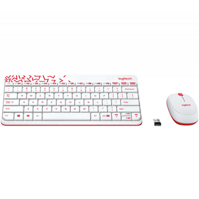 Комплект (клавиатура+мышь) Logitech MK240 Wireless Combo White (920-008212) фото