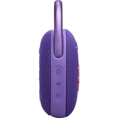 Портативная колонка JBL Clip 5 Purple (JBLCLIP5PUR) фото