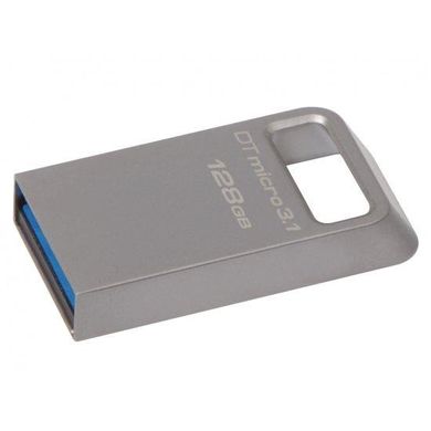 Flash пам'ять Kingston 128 GB DT Micro 3.1 Metal (DTMC3/128GB) фото