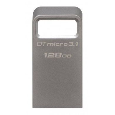 Flash пам'ять Kingston 128 GB DT Micro 3.1 Metal (DTMC3/128GB) фото