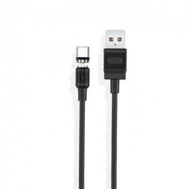 Кабель USB XO Type-C NB187 Magnetic 2.1A 1.0m Black фото