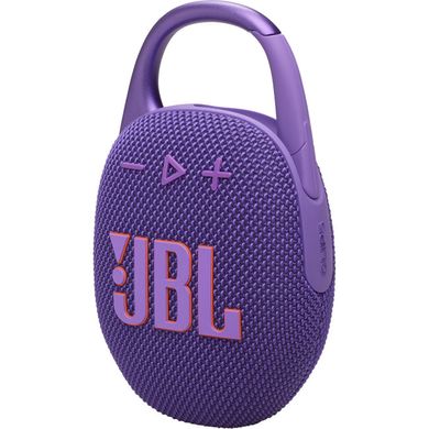 Портативная колонка JBL Clip 5 Purple (JBLCLIP5PUR) фото