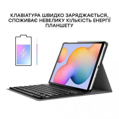 Чехол и клавиатура для планшетов AIRON Premium для Samsung Galaxy Tab S6 Lite SM-P610/P615 10.4" Black (4821784622497) фото