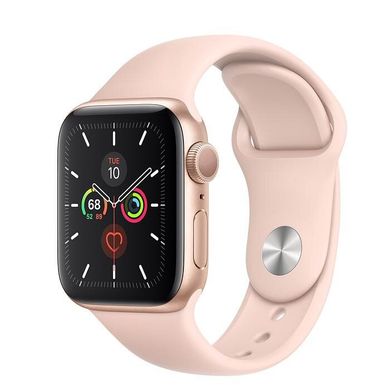 Смарт-часы Apple Watch Series 5 LTE 40mm Gold Aluminum w. Pink Sand b.- Gold Aluminum (MWWP2) фото