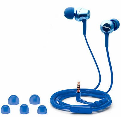 Навушники Sony MDR-EX255AP Blue (MDREX255APL.E) фото
