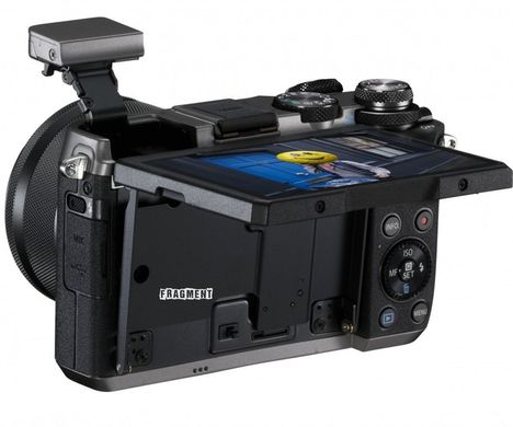 Фотоаппарат Canon EOS M6 kit (15-45mm) Black фото
