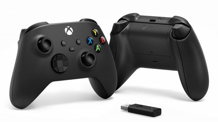Ігровий маніпулятор Microsoft Xbox Series X | S Wireless Controller Carbon Black + Wireless Adapter for Windows (1VA-00002) фото