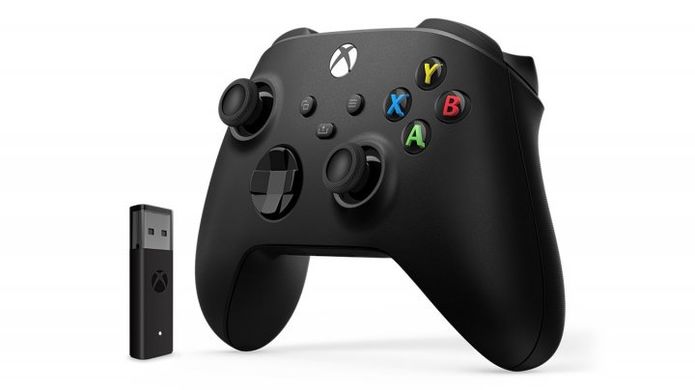 Игровой манипулятор Microsoft Xbox Series X | S Wireless Controller Carbon Black + Wireless Adapter for Windows (1VA-00002) фото