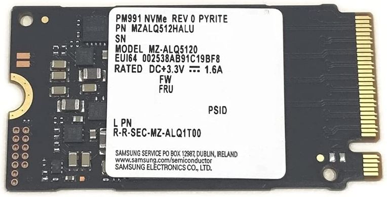 SSD накопитель Samsung MZALQ512HALU 512GB M.2 (MZ-ALQ5120) фото