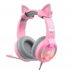Навушники Havit HV-H2233D Cat Pink фото