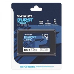SSD накопичувач PATRIOT Burst Elite 1.92 TB (PBE192TS25SSDR) фото