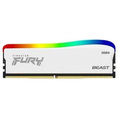 Оперативная память Kingston FURY 16 GB DDR4 3600 MHz Beast RGB Special Edition White (KF436C18BWA/16) фото