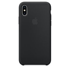 Apple iPhone X Silicone Case - Black (MQT12) фото