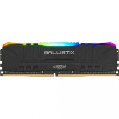 Оперативна пам'ять Crucial 8 GB DDR4 3600 MHz Ballistix RGB Black (BL8G36C16U4BL) фото