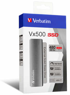 SSD накопичувач SSD VERBATIM Vx500 480GB (47443) фото