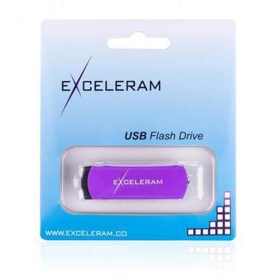 Flash память Exceleram P2 Black/Grape USB 2.0 EXP2U2GPB16 фото