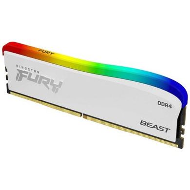 Оперативна пам'ять Kingston FURY 16 GB DDR4 3600 MHz Beast RGB Special Edition White (KF436C18BWA/16) фото