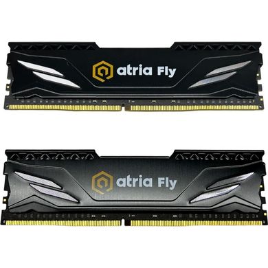 Оперативна пам'ять ATRIA 32 GB (2x16GB) DDR4 3200 MHz Fly Black (UAT43200CL18BK2/32) фото