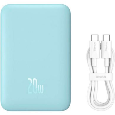 Power Bank Baseus Magnetic Mini 10000 mAh 20W Blue (PPCX030003,P10022100312-00) фото