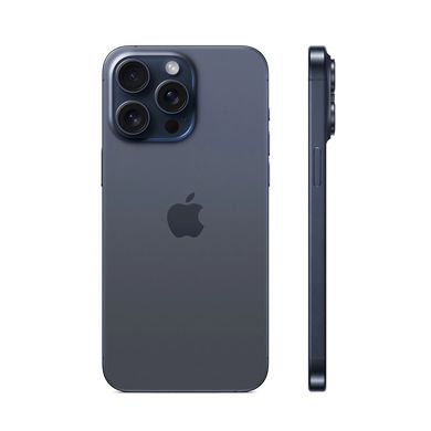 Смартфон Apple iPhone 15 Pro Max 256GB Dual SIM Blue Titanium (MU2R3) фото