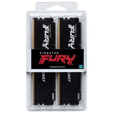 Оперативная память Kingston FURY 16 GB (2x8GB) DDR5 6000 MHz Beast (KF560C36BBEK2-16) фото