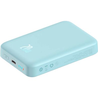 Power Bank Baseus Magnetic Mini 10000 mAh 20W Blue (PPCX030003,P10022100312-00) фото