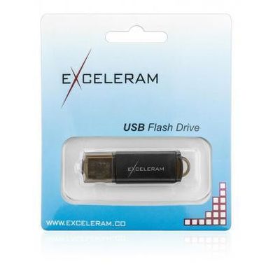 Flash память Exceleram 16 GB A3 Series Black USB 2.0 (EXA3U2B16) фото